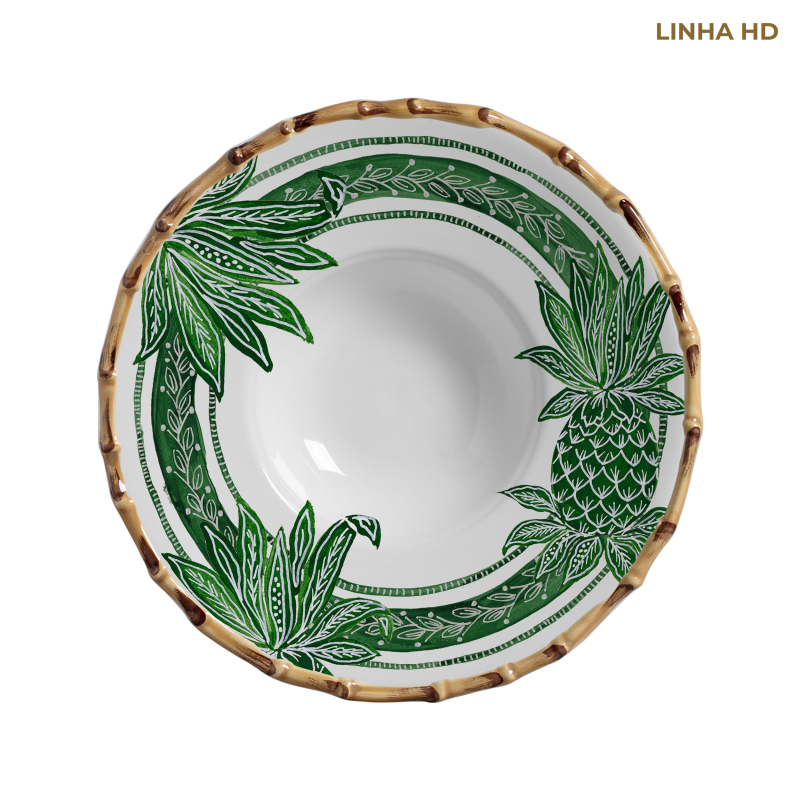 PRATO RISOTO JUNGLE DREAMS VERDE - Linha Jungle Dreams - HD - 