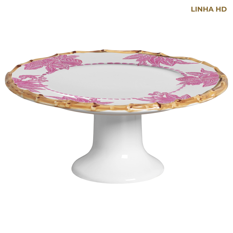 PORTA TORTA JUNGLE DREAMS ROSA - Linha Jungle Dreams - HD - 