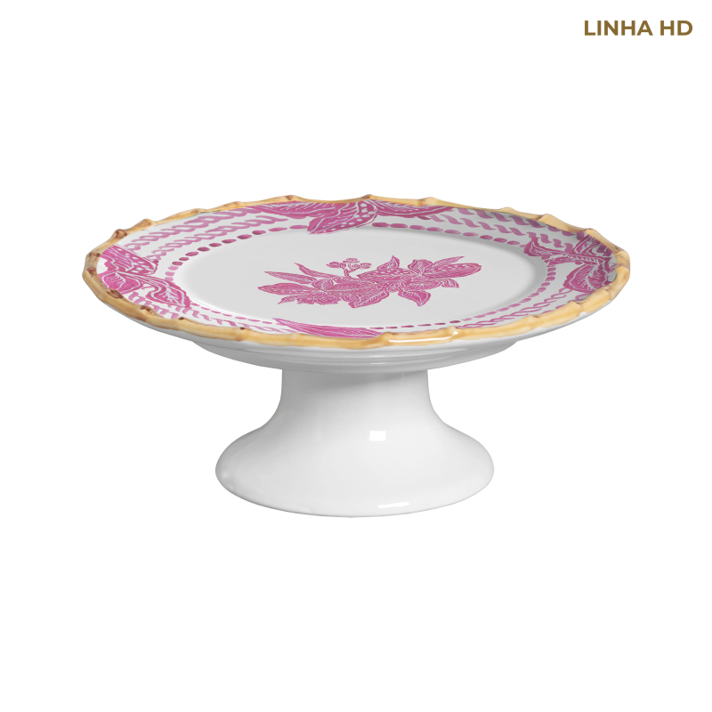 PRATO BOLO JUNGLE DREAMS ROSA - Linha Jungle Dreams - HD - 