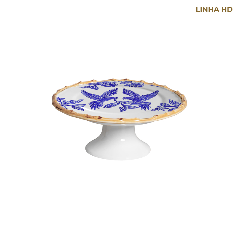 PORTA PETIT FOUR JUNGLE DREAMS AZUL C/ PE - Linha Jungle Dreams - HD - 