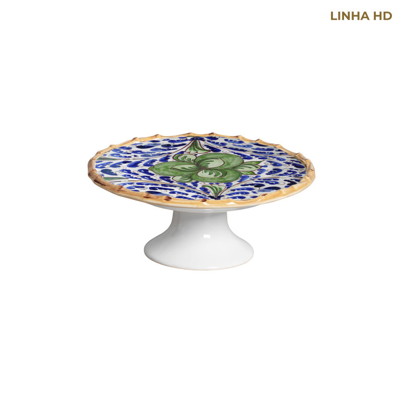 PORTA PETIT FOUR GROVE LEMON VERDE C/ PE - Linha Grove Lemon - HD - 