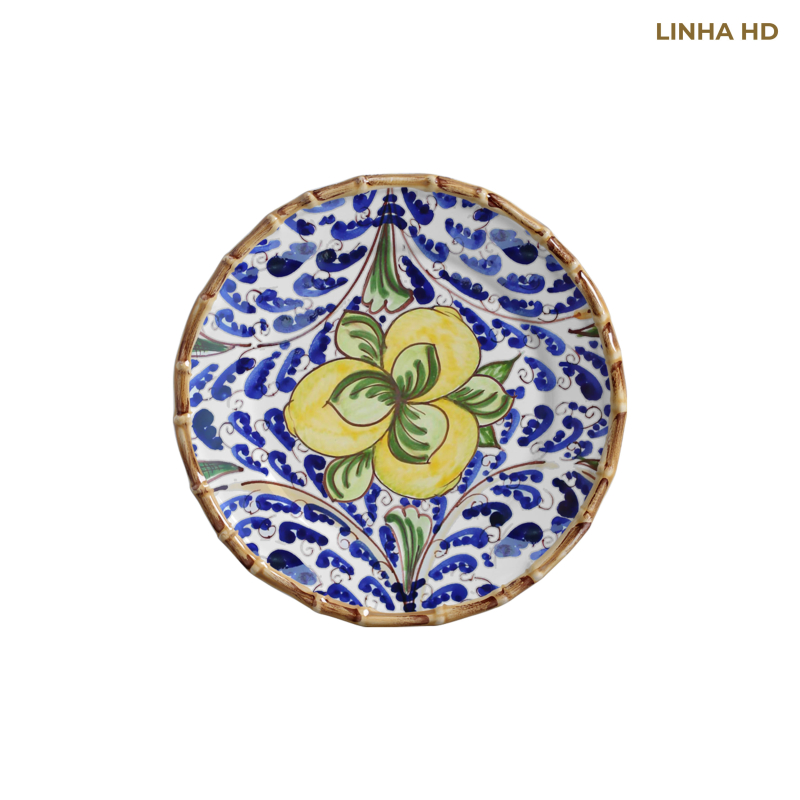 PRATO SOBREMESA GROVE LEMON AMARELO - Linha Grove Lemon - HD - 