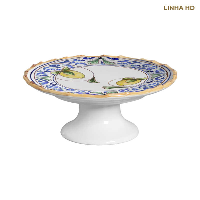 PRATO BOLO GROVE LEMON AMARELO C/ PE - Linha Grove Lemon - HD - 