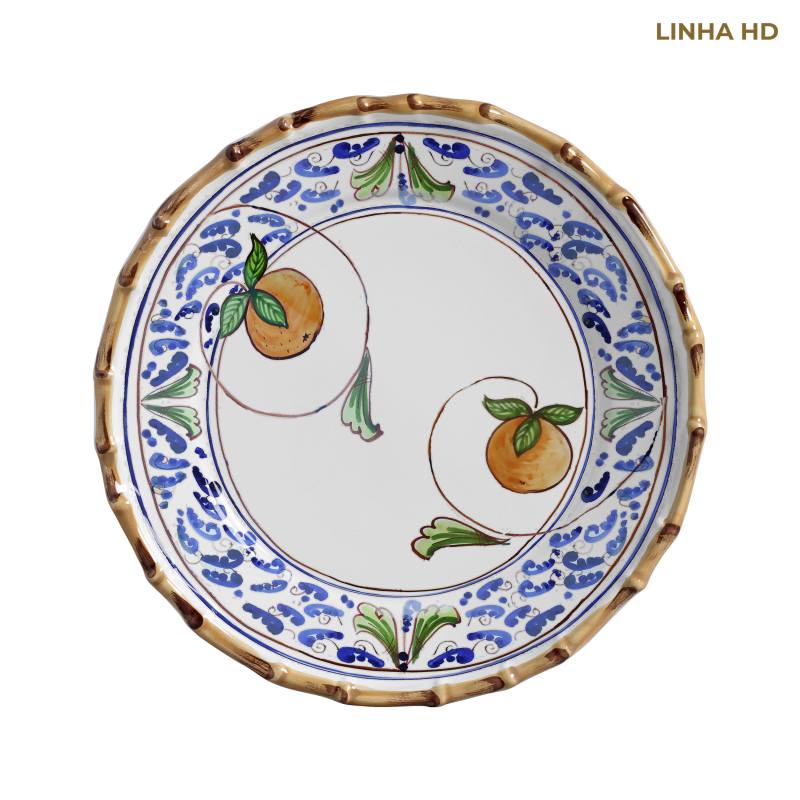 PRATO RASO GROVE LEMON LARANJA - Linha Grove Lemon - HD - 