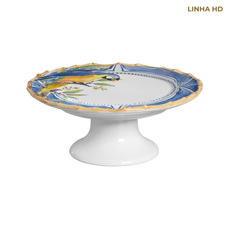 PRATO BOLO PARROT PARADISE ARARA - Linha Parrot Paradise - HD - 