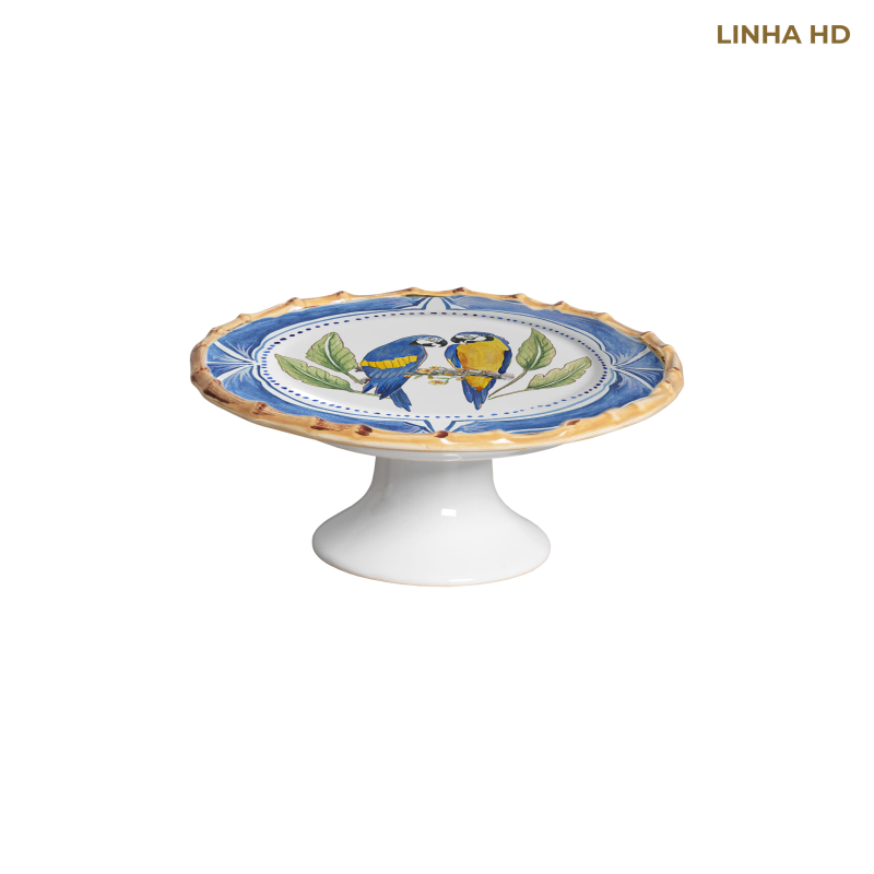 PORTA PETIT FOUR PARROT PARADISE ARARA - Linha Parrot Paradise - HD - 