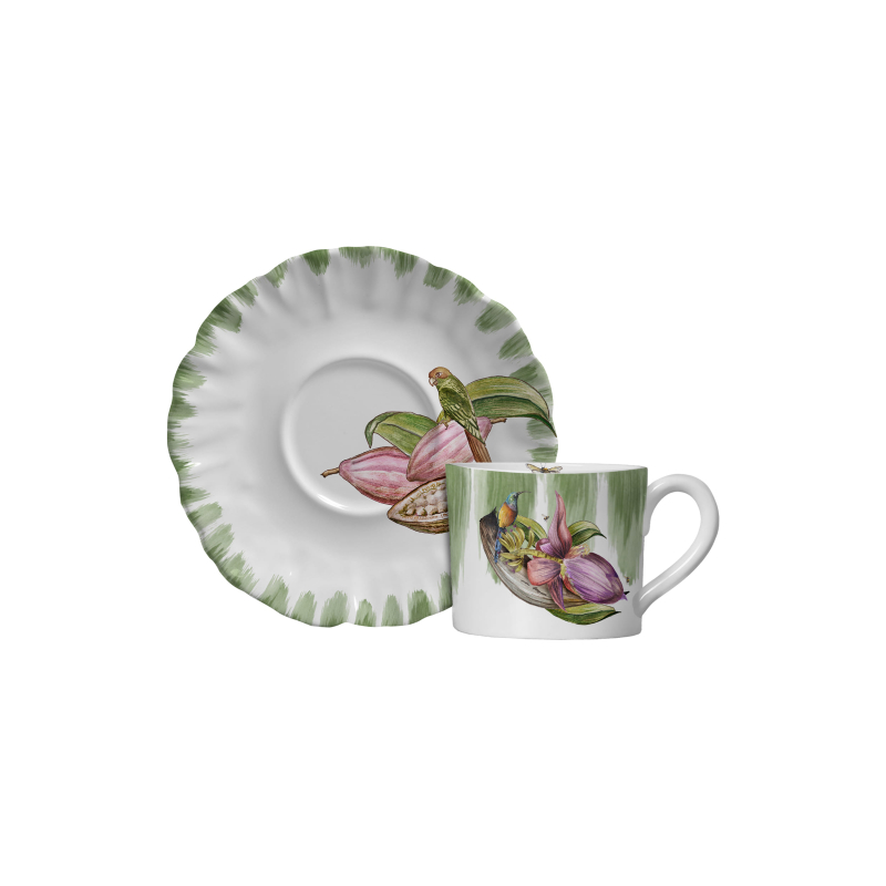 XICARA CHA LITTLE BIRDS C/ PIRES - Linha Little Birds - 