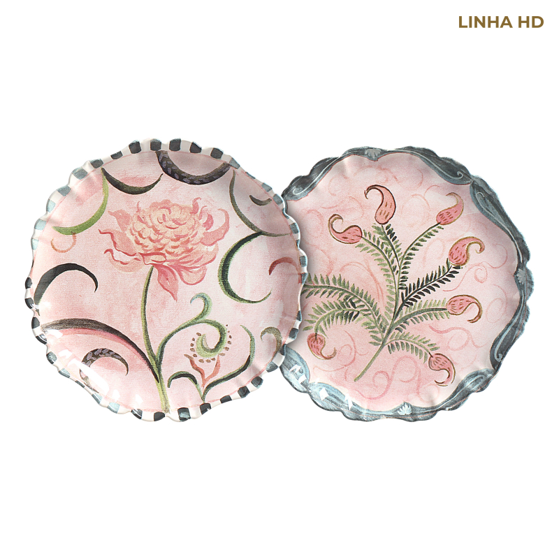 PRATO SOBREMESA PALM GARDEN - Linha Palm Garden - HD - 