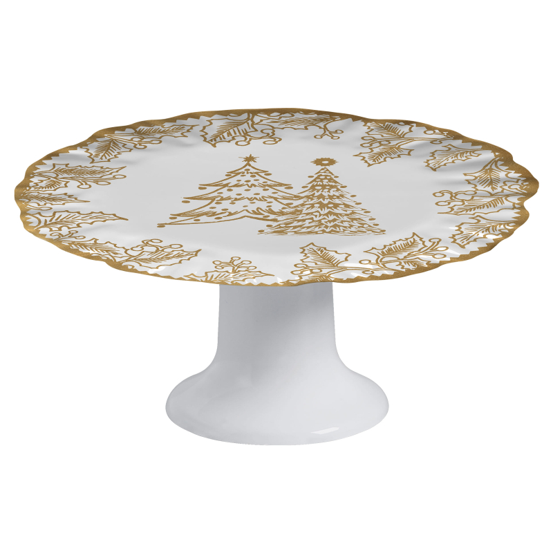 PORTA TORTA HOLLY GOLDEN C/ PE - Linha Holly Golden - 