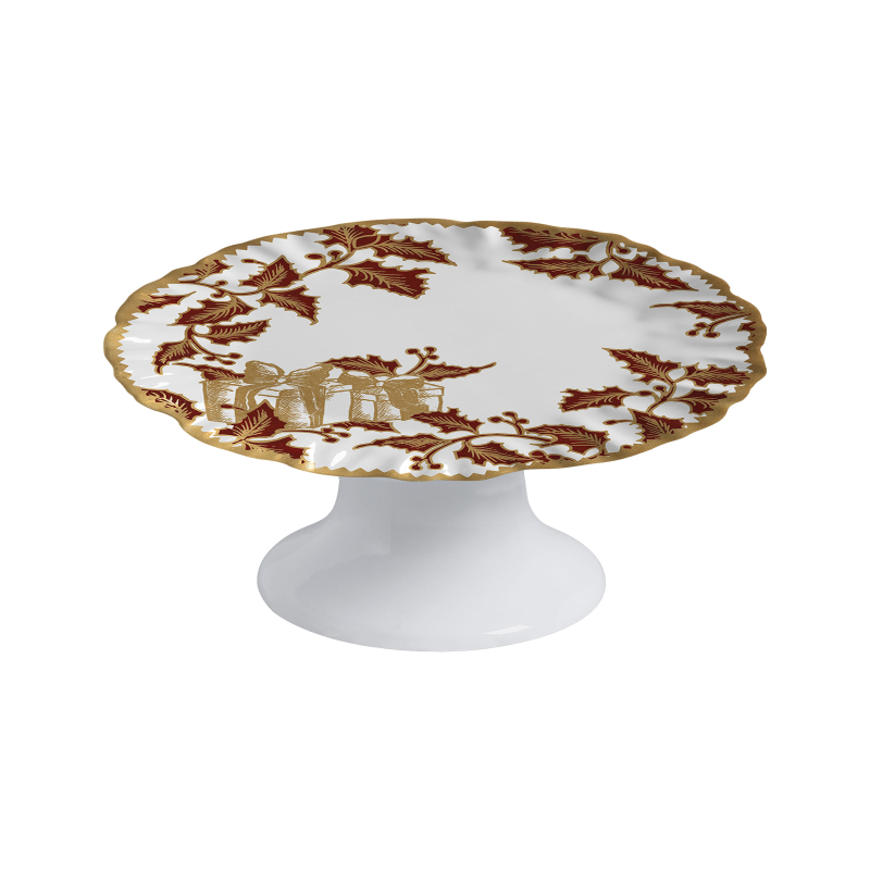 PRATO BOLO HOLLY GOLDEN DOURADO C/ PE - Linha Holly Golden - 