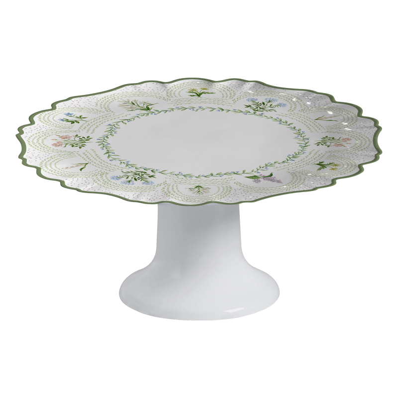 PORTA TORTA SECRET GARDEN C/PE - Linha Secret Garden - 