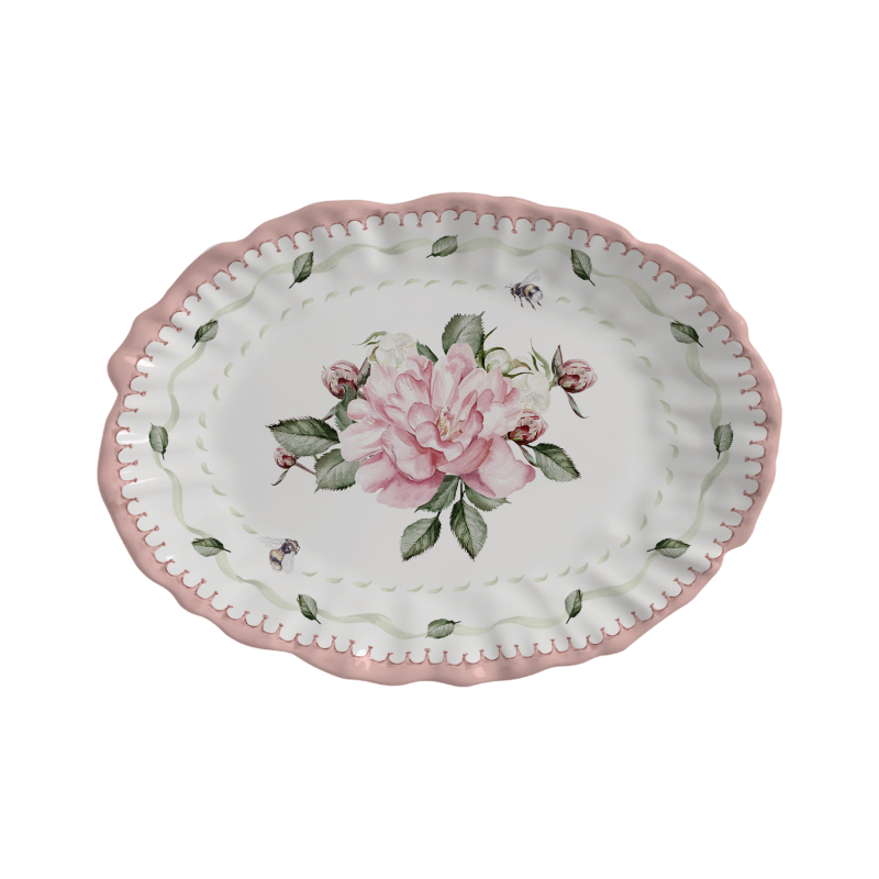 TRAVESSA PEQUENA CLASSIC PEONY - Linha Classic Peony - HD - 