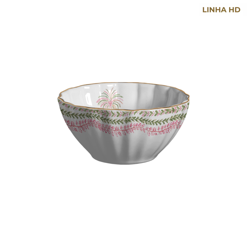 BOWL CEREAL PINK PALM - Linha Pink Palm - HD - 