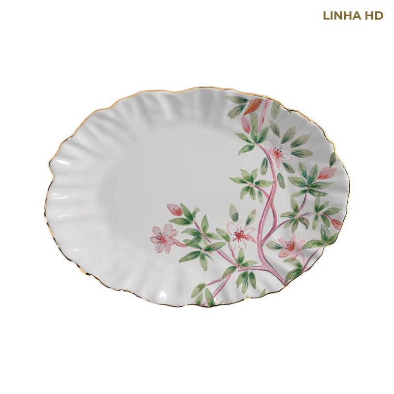TRAVESSA PEQUENA PINK PALM - Linha Pink Palm - HD - 