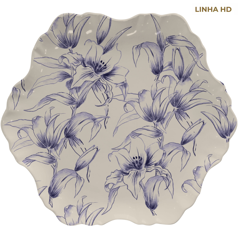 SOUSPLAT SOFT BLOOM FLOR AZUL - Linha Soft Bloom - HD - 