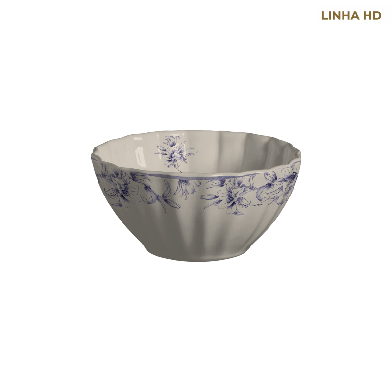 BOWL CEREAL SOFT BLOOM AZUL - Linha Soft Bloom - HD - 