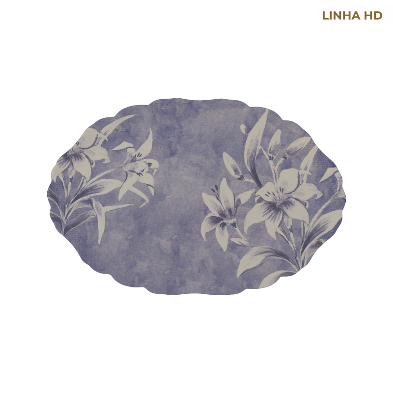 TRAVESSA PEQUENA AR SOFT BLOOM FUNDO AZUL - Linha Soft Bloom - HD - 