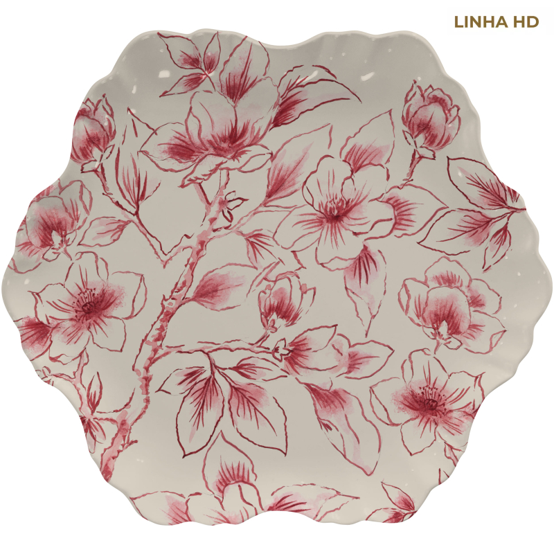 SOUSPLAT SOFT BLOOM FLOR ROSA - Linha Soft Bloom - HD - 