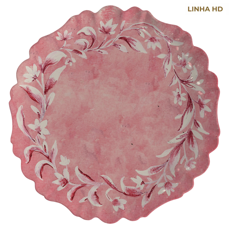 SOUSPLAT SOFT BLOOM FUNDO ROSA - Linha Soft Bloom - HD - 
