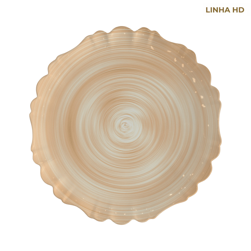 PRATO RASO COLORS PALM LARANJA - Linha Cores – HD - 