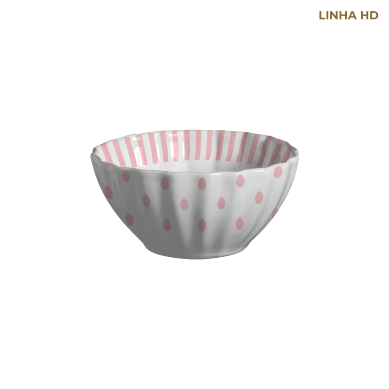 BOWL CEREAL FLORAL BUNNY - Linha Floral Bunny - HD - 
