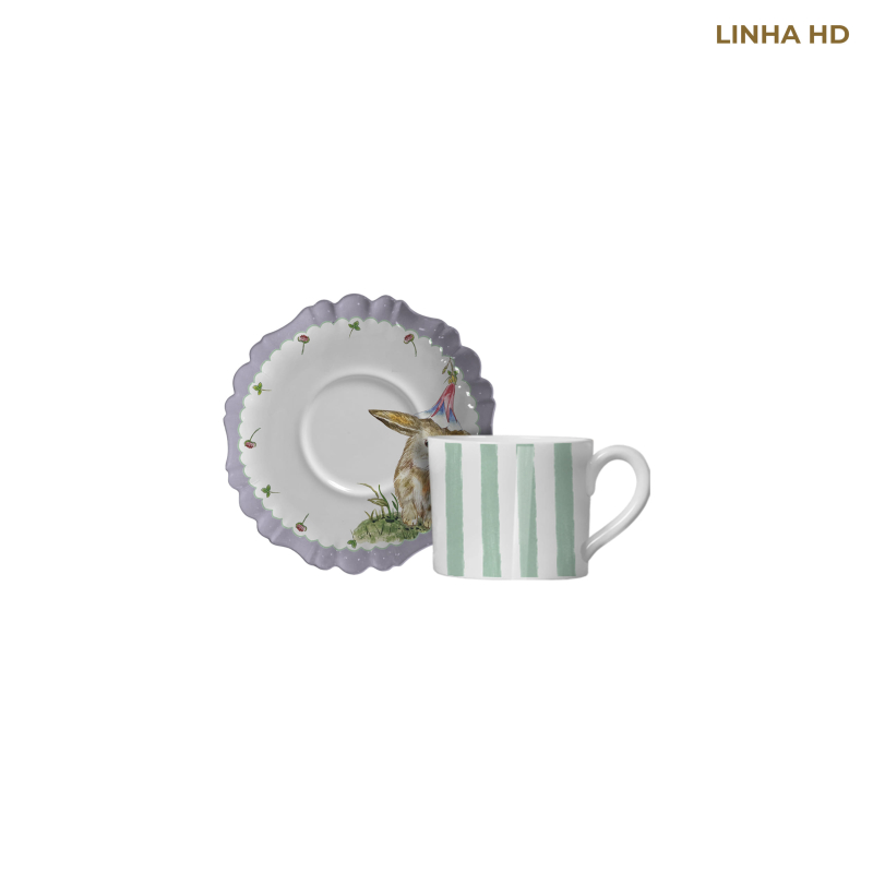 XICARA CAFE FUN BUNNY C/ PIRES - Linha Fun Bunny - HD - 
