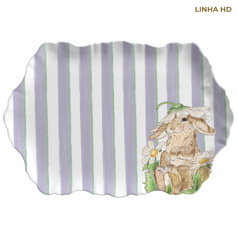 TRAVESSA MEDIA PALM FUN BUNNY - Linha Fun Bunny - HD - 