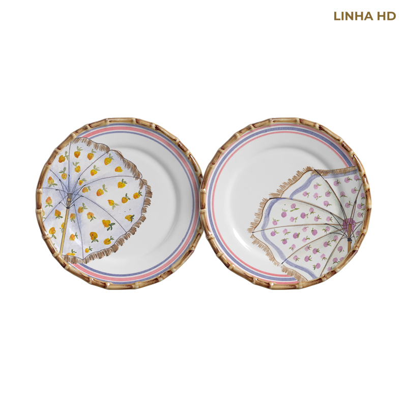 PRATO SOBREMESA UMBRELLOS - Linha Umbrellos - HD - 
