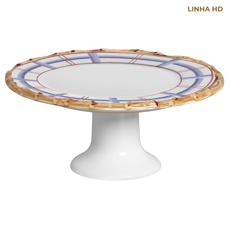 PORTA TORTA UMBRELLOS XADREZ C/ PE - Linha Umbrellos - HD - 