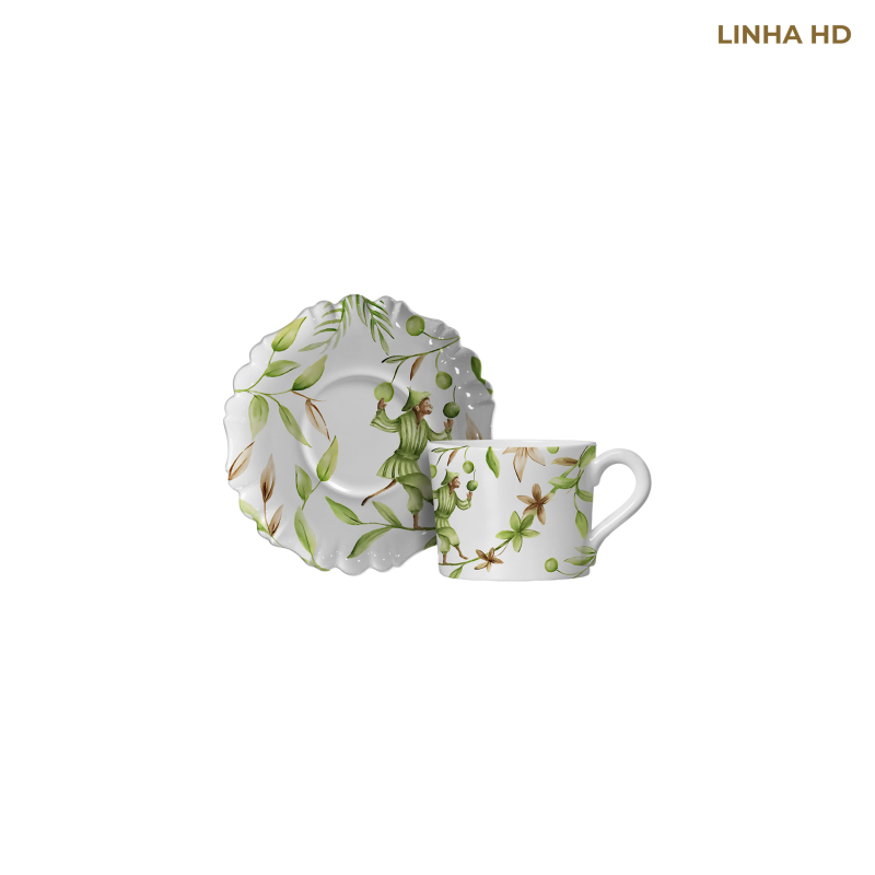 XICARA CAFE GREEN MONKEYS C/ PIRES - Linha Green Monkeys - HD - 