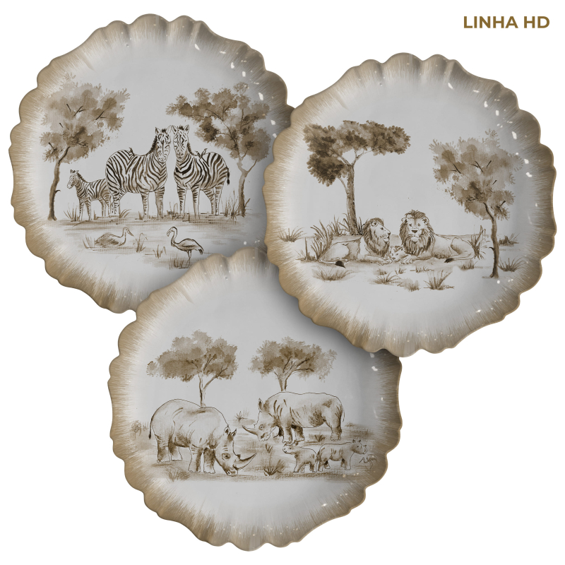 PRATO RASO SAFARI - Linha Safari - HD - 
