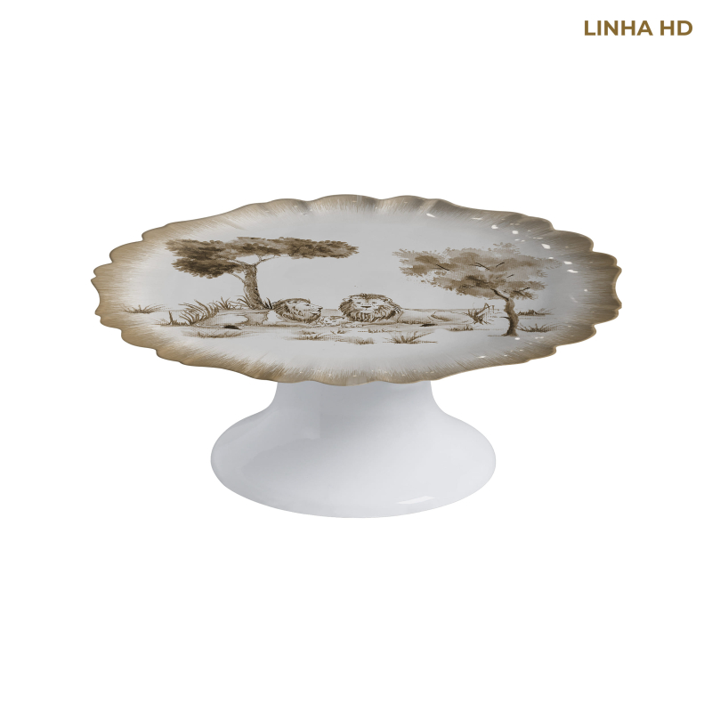 PRATO BOLO SAFARI C/ PE - Linha Safari - HD - 