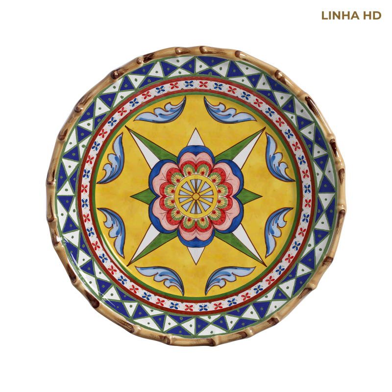 PRATO RASO DOLCE TAORMINA MANDALA - Linha Dolce Taormina - HD - 