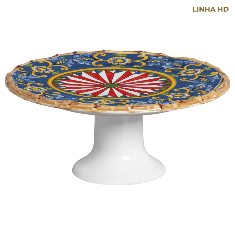 PORTA TORTA DOLCE TAORMINA MANDALA C/ PE - Linha Dolce Taormina - HD - 