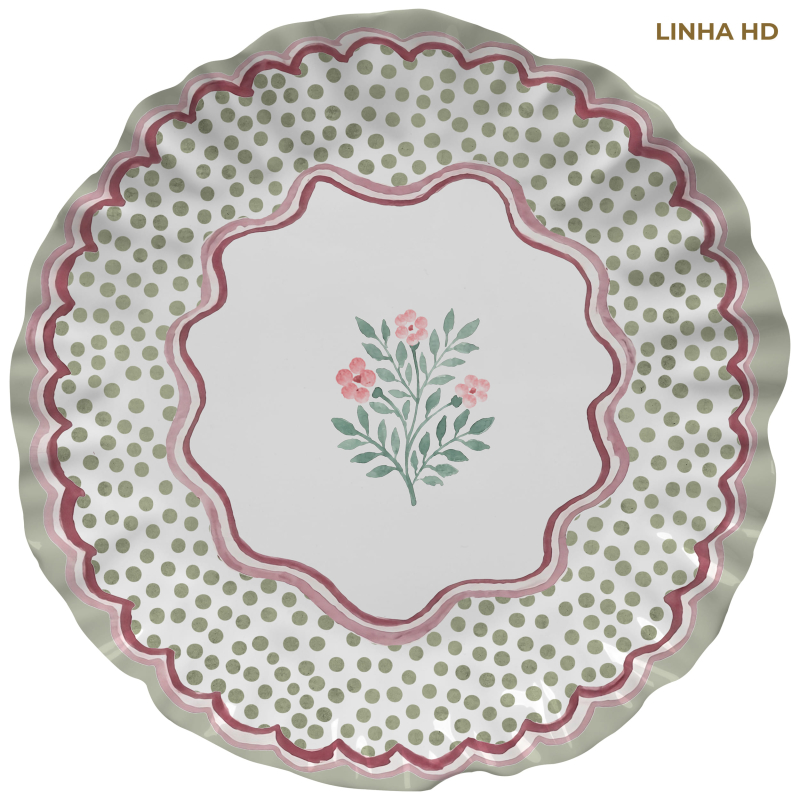 SOUSPLAT BOLINHA NINA FLOWERS - Linha Nina Flowers - HD - 