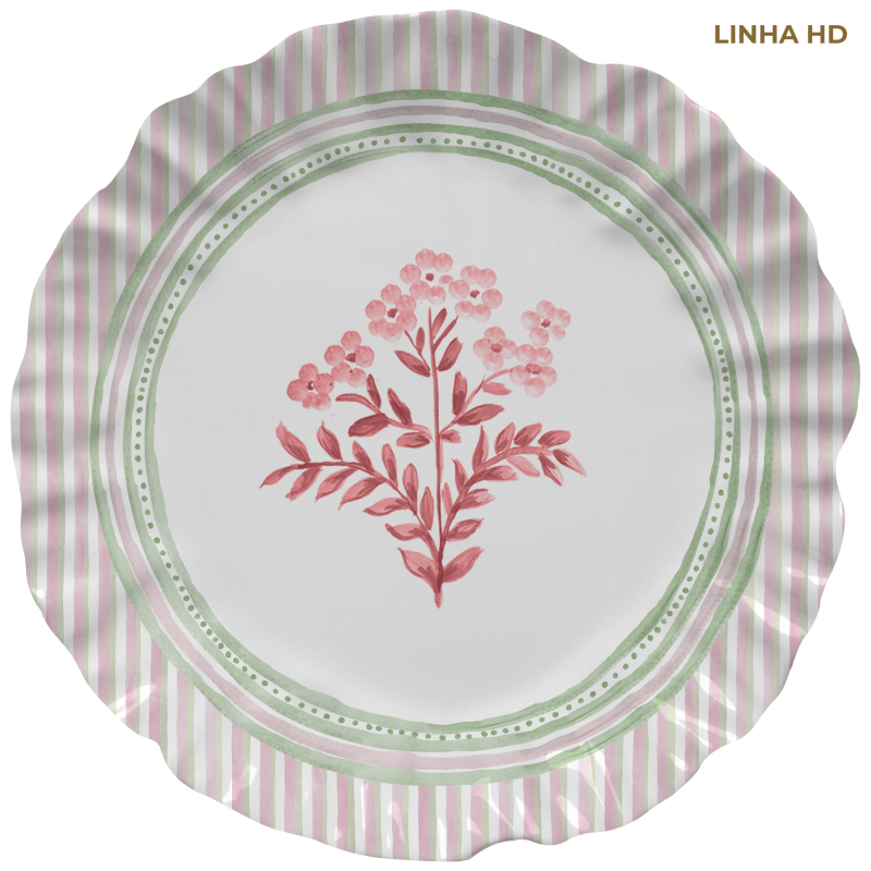 SOUSPLAT LISTRA NINA FLOWERS - Linha Nina Flowers - HD - 