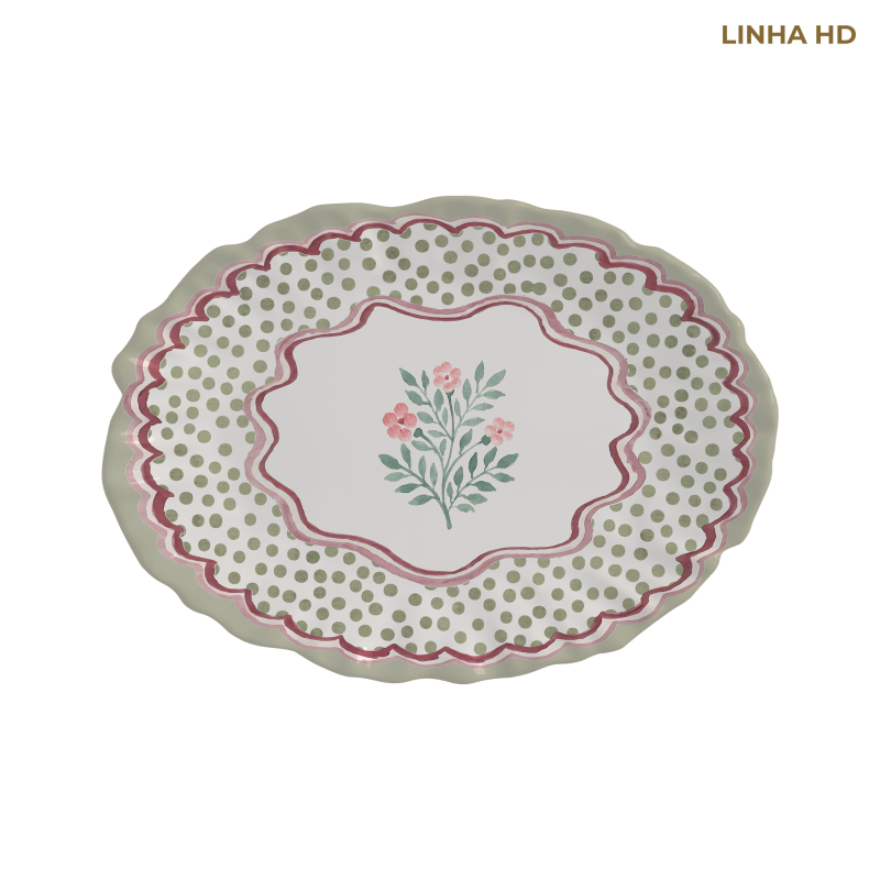 TRAVESSA PEQUENA NINA FLOWERS - Linha Nina Flowers - HD - 