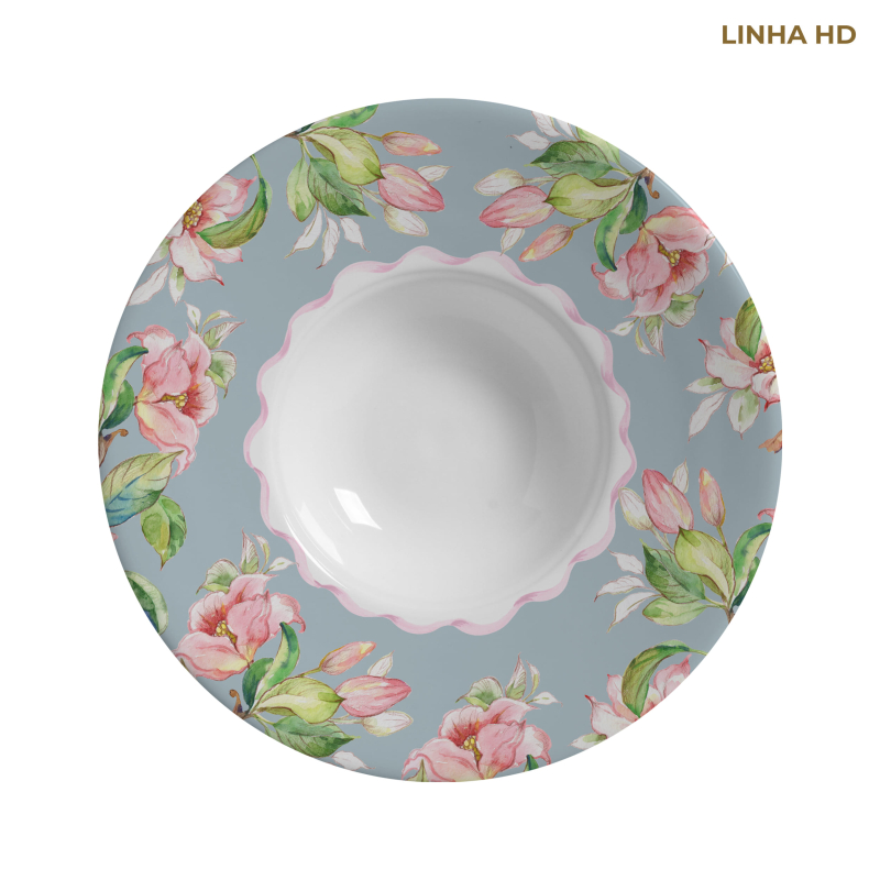 PRATO RISOTO MOMMY FLOWERS S/ TAMPA - Linha Mommy Flowers - HD - 