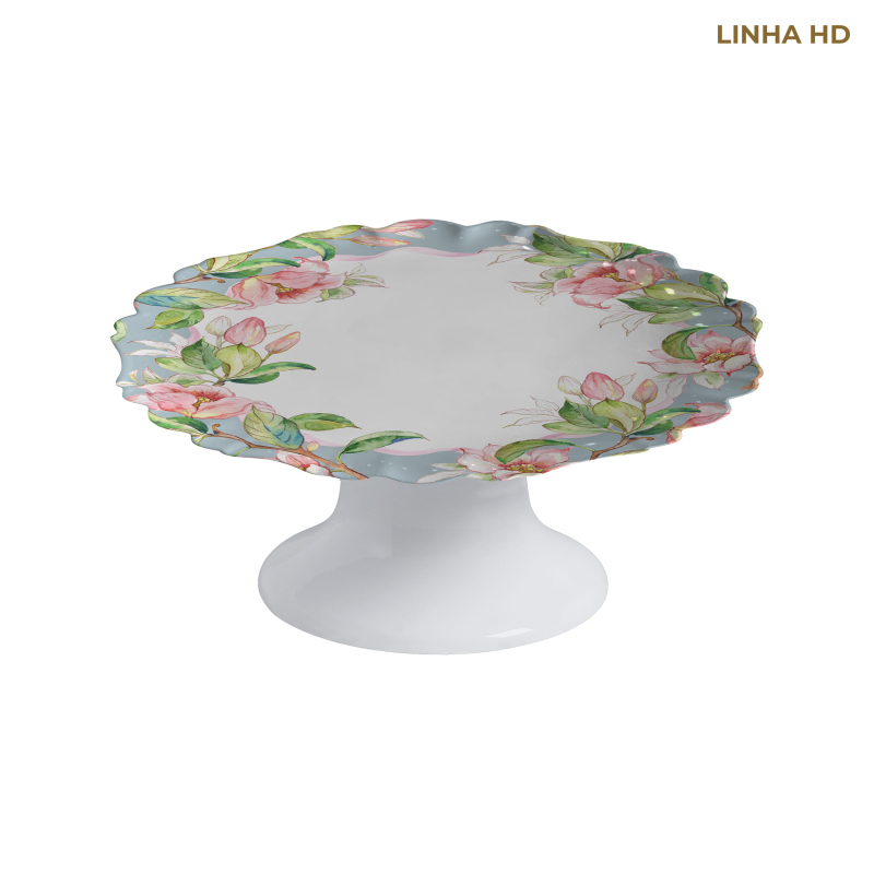 PRATO BOLO MOMMY FLOWERS C/ PE - Linha Mommy Flowers - HD - 