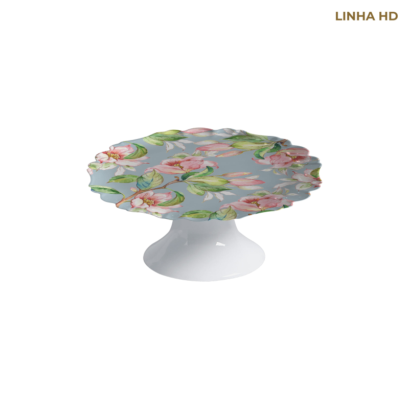 PORTA PETIT FOUR MOMMY FLOWERS C/ PE - Linha Mommy Flowers - HD - 