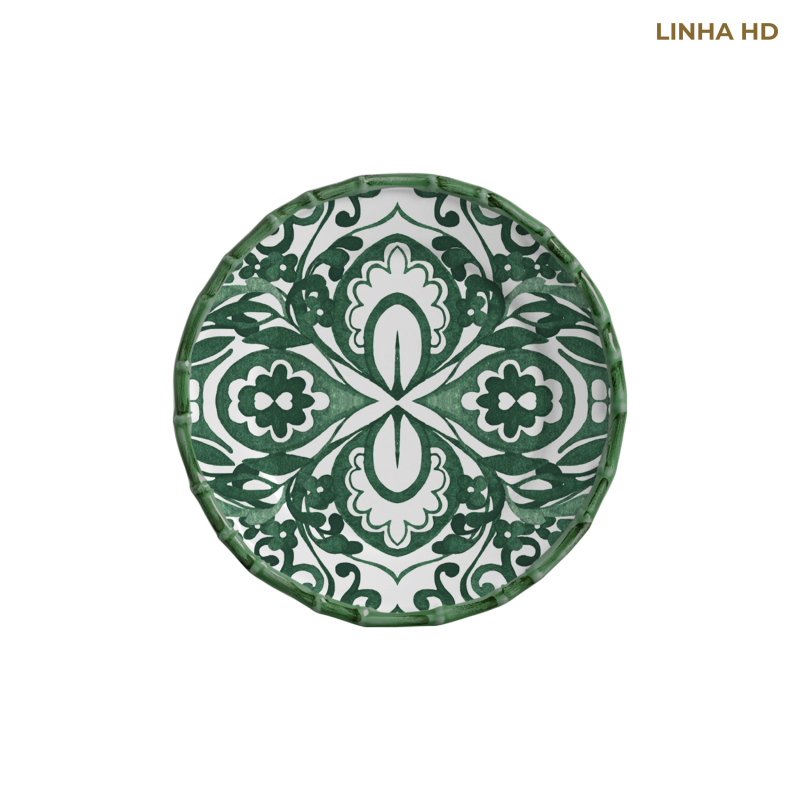 PRATO SOBREMESA DOLCE MARE GREEN - Linha Dolce Mare - HD - 