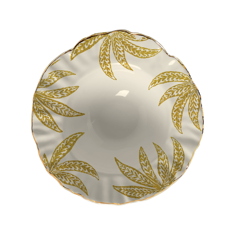 TIGELA MEDIA COCONUT GOLD WHITE - Linha Coconut Gold - 