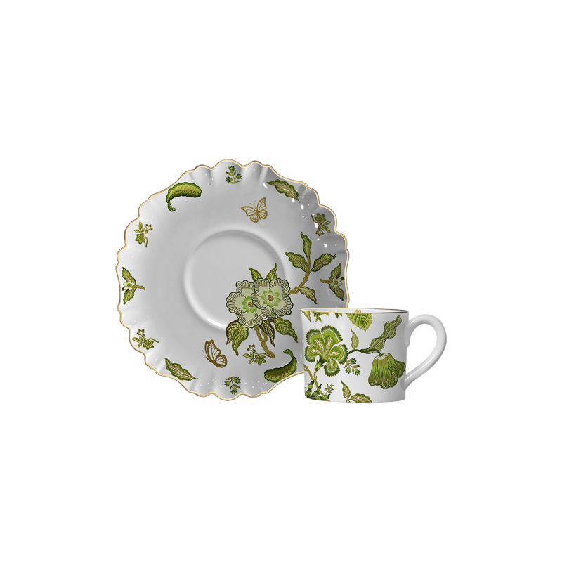 XICARA CHA GOLDEN GARDEN C/ PIRES - Linha Golden Garden - 