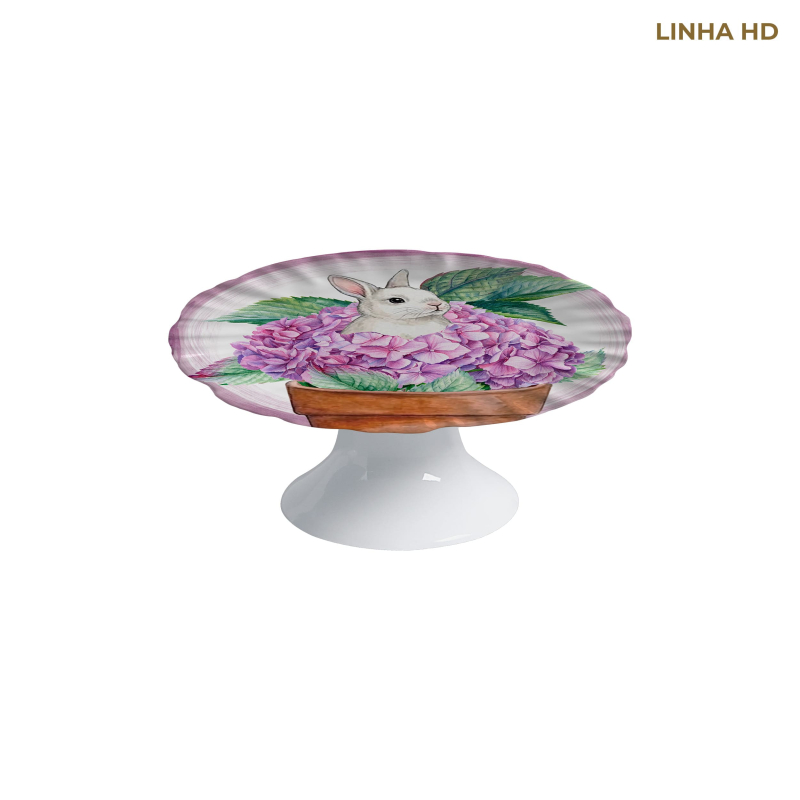PORTA PETIT FOUR JARDIN D'HORTENSIA - Linha Jardin D'Hortensia - HD - 