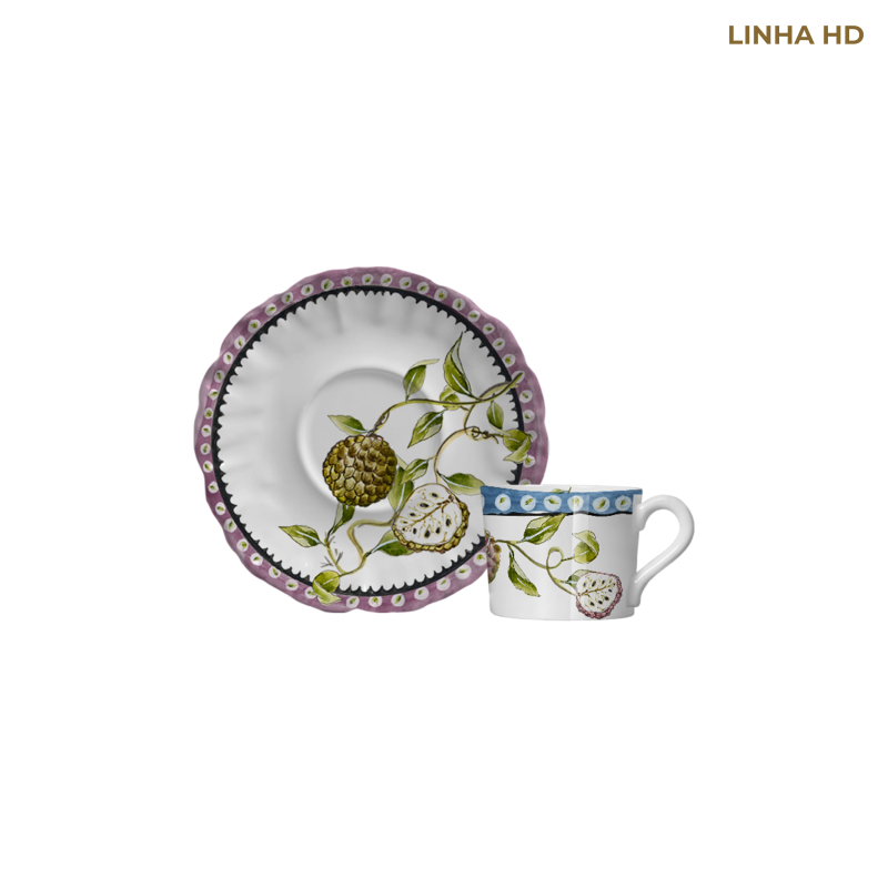 XICARA CHA SUGAR APPLE C/ PIRES - Linha Sugar Apple - HD - 