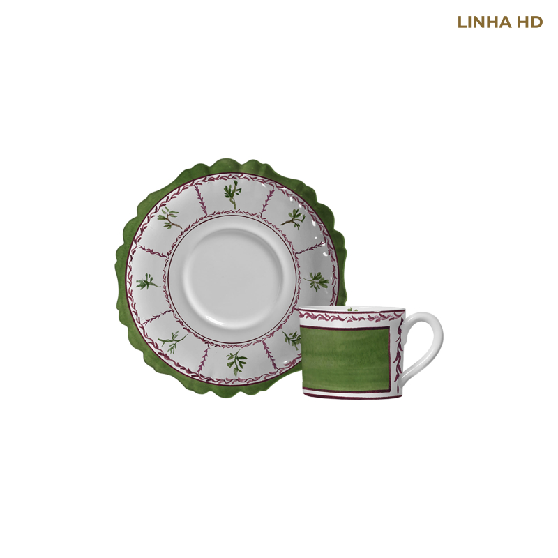 XICARA CHA PINK TULIP C/ PIRES - Linha Pink Tulip - HD - 