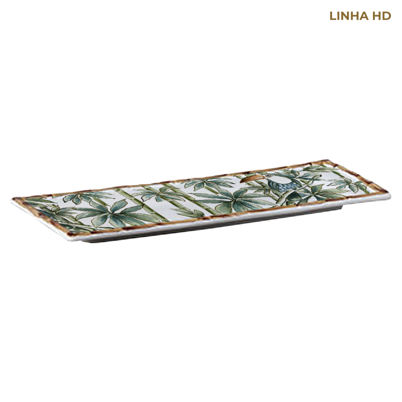 TRAVESSA RETANGULAR BAMBOO GROVE - Linha Bamboo Grove - HD - 