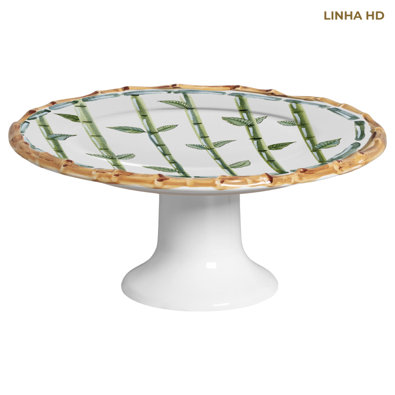 PORTA TORTA BAMBOO GROVE C/ PE - Linha Bamboo Grove - HD - 