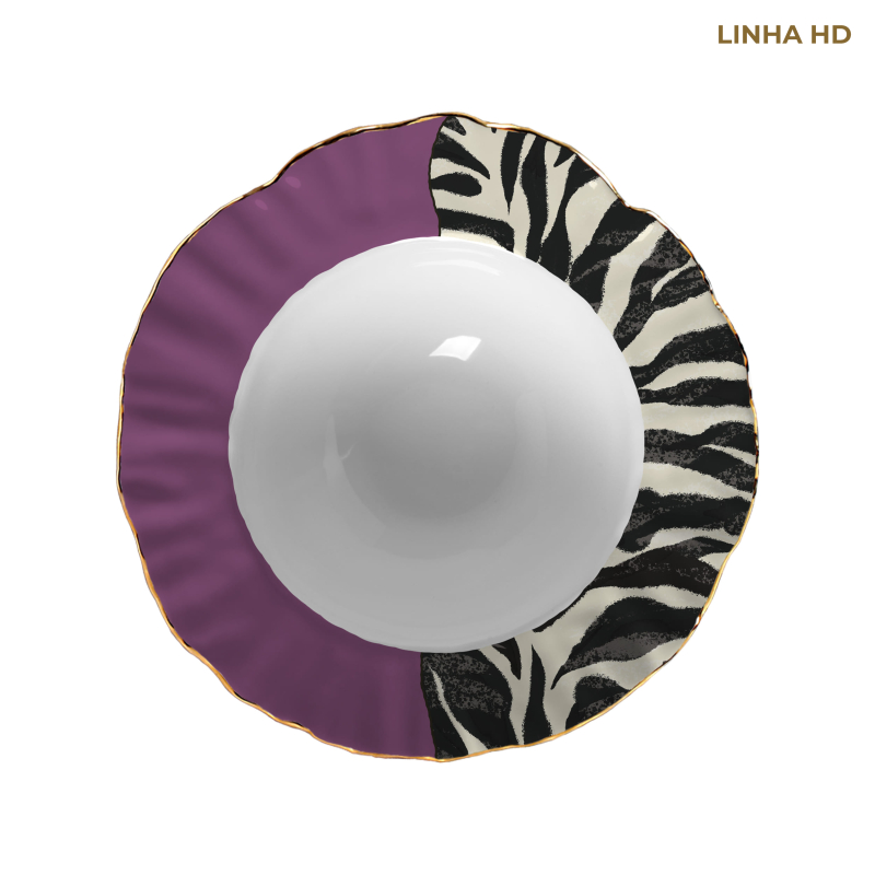 TIGELA MEDIA JUNGLE COLORS ZEBRA - Linha Jungle Colors - HD - 