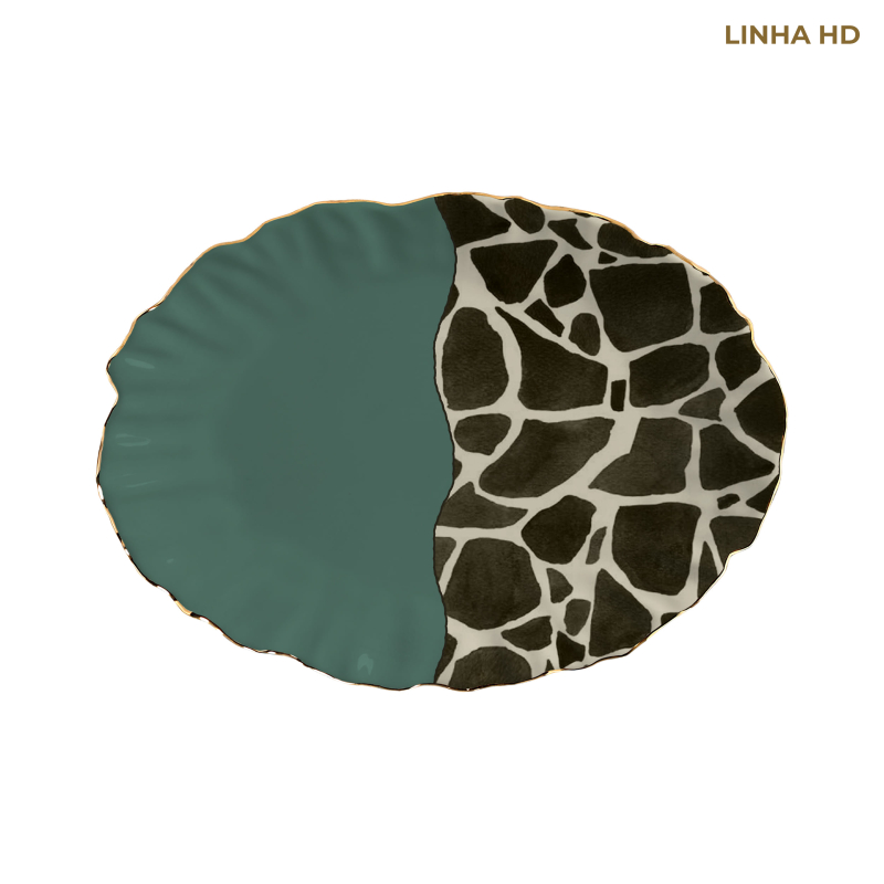 TRAVESSA PEQUENA JUNGLE COLORS GIRAFA - Linha Jungle Colors - HD - 